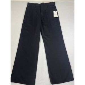 RE/DONE Women's Super Wide Leg Trouser Size 27 (32x32) Black High Rise